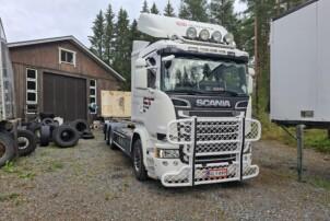 Scania R580 vaihtolava-auto