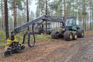 Timberjack 1270 + vaihtomoottori