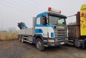 Scania G124 + HMF 1820 nosturi